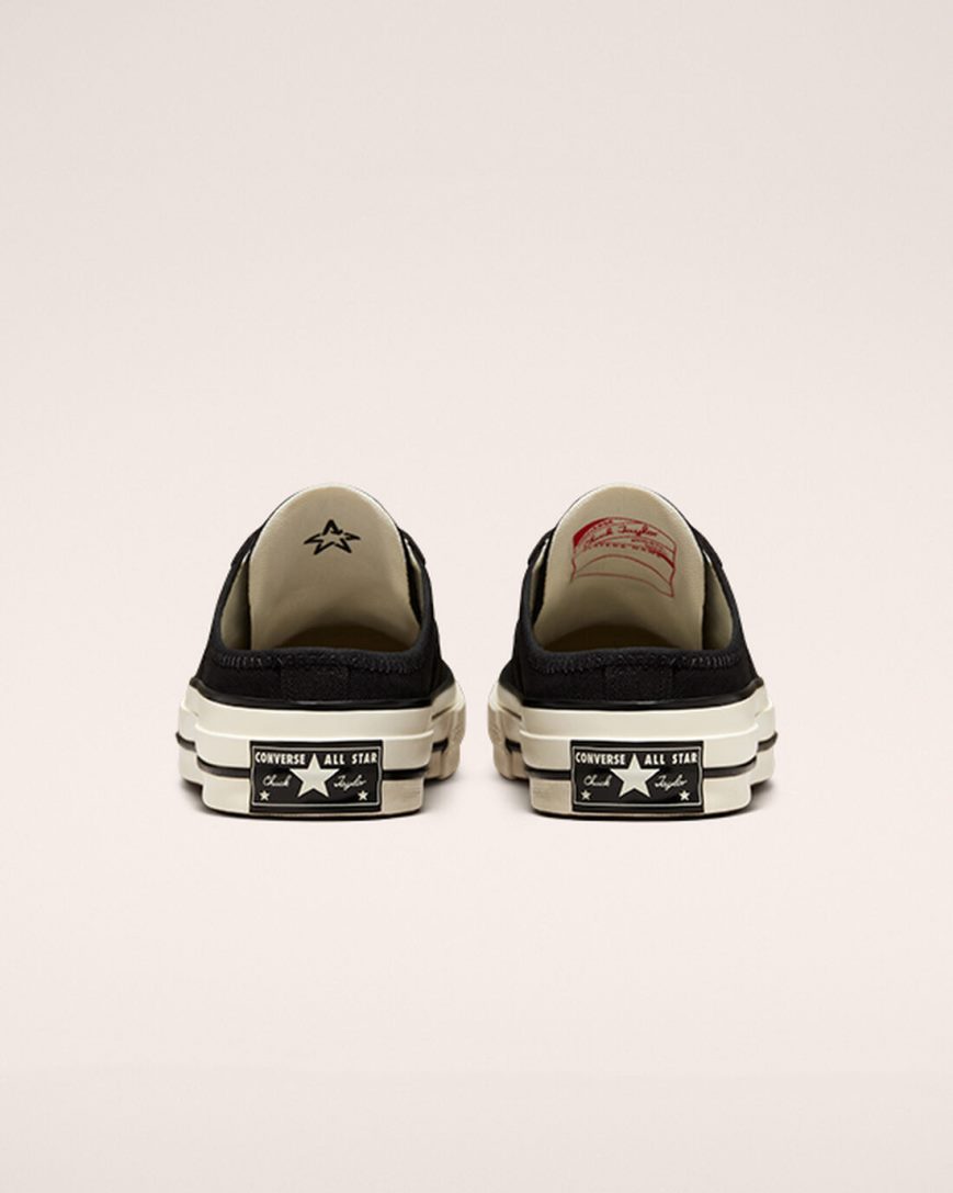 Men's Converse Chuck 70 Mule Low Top Shoes Black | AU 109C4C